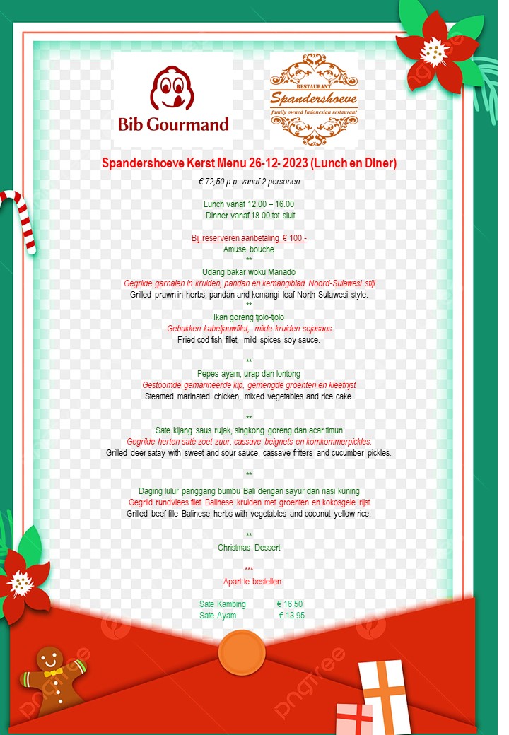 kerst menu